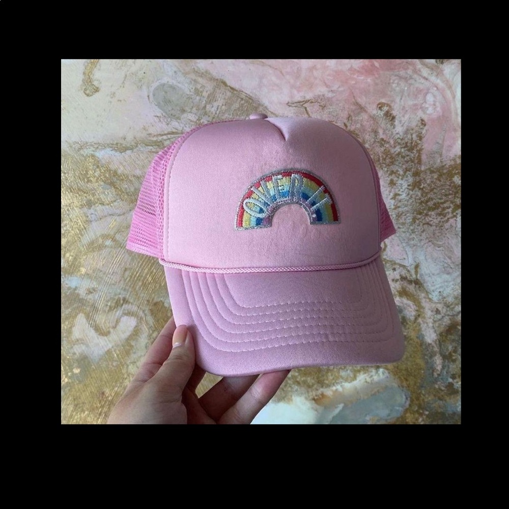 Over It Rainbow Trucker Hat
